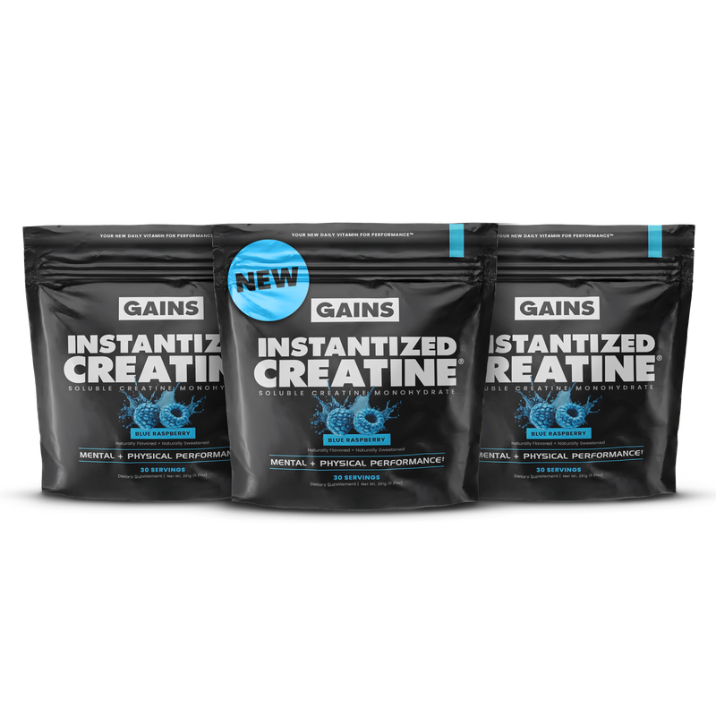 Instantized Creatine bag | blue raspberry 90