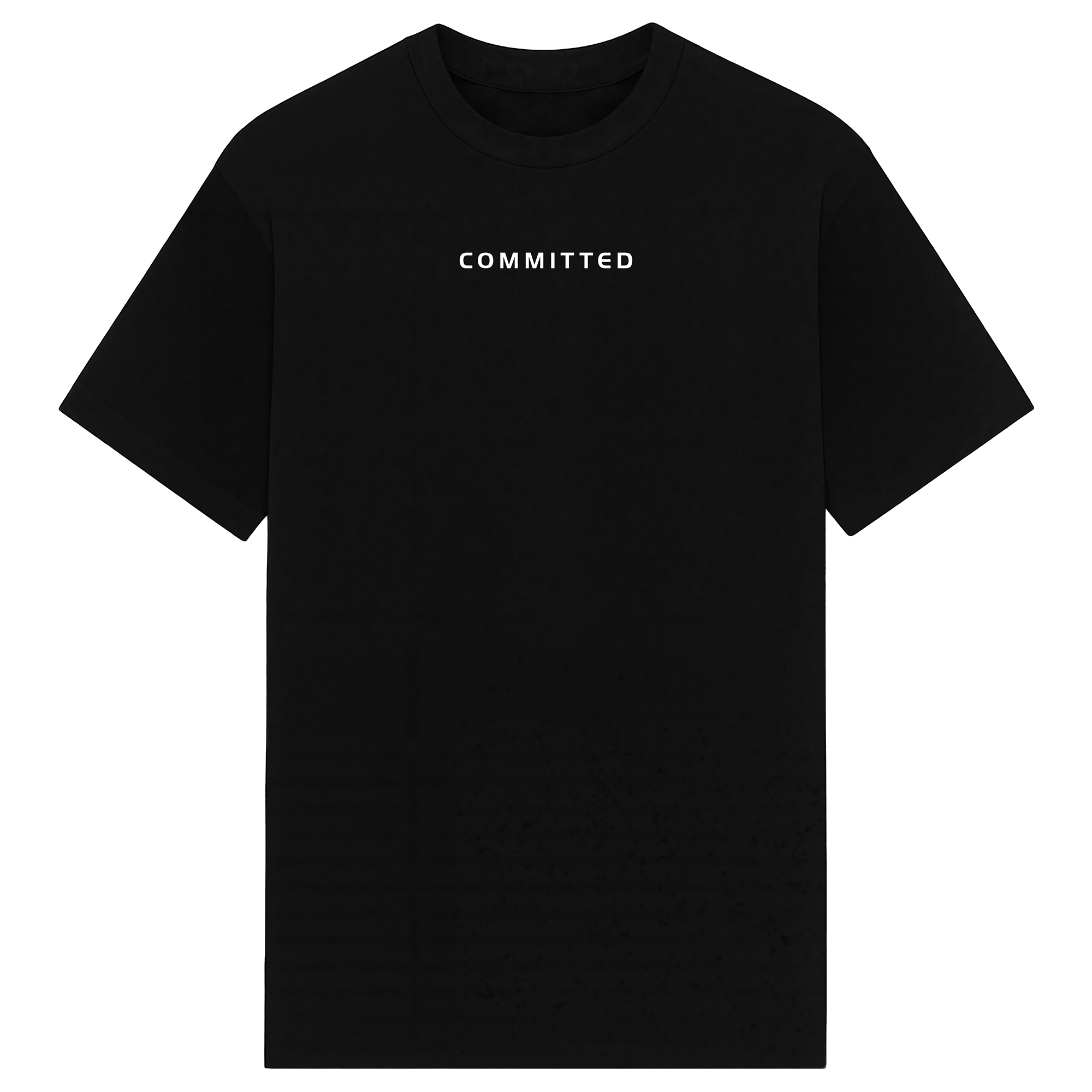 COMMITTED SHIRT | Premium Fitted Scoop Hem