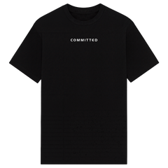 COMMITTED SHIRT | Premium Fitted Scoop Hem