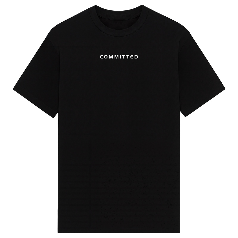COMMITTED SHIRT | Premium Fitted Scoop Hem
