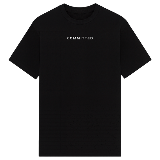 COMMITTED SHIRT | Premium Fitted Scoop Hem