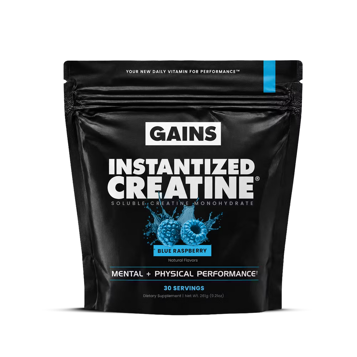 instantized creatine | blue raspberry 30