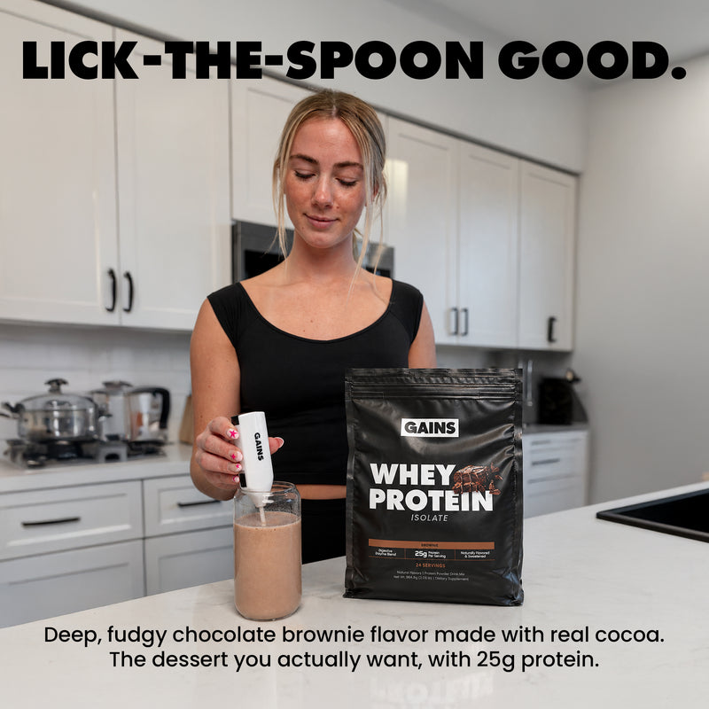 GAINS Whey Protein Isolate Update