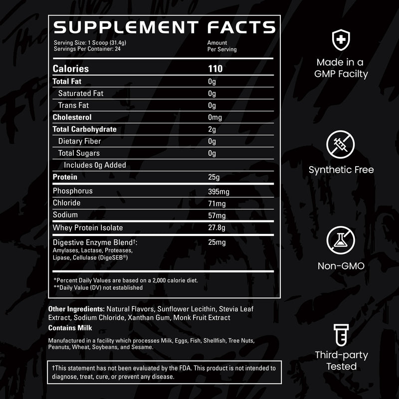 Whey Protein Isolate supplement | Cut Cake