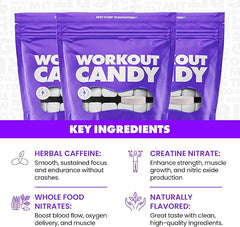 key ingredients in Workout Candy
