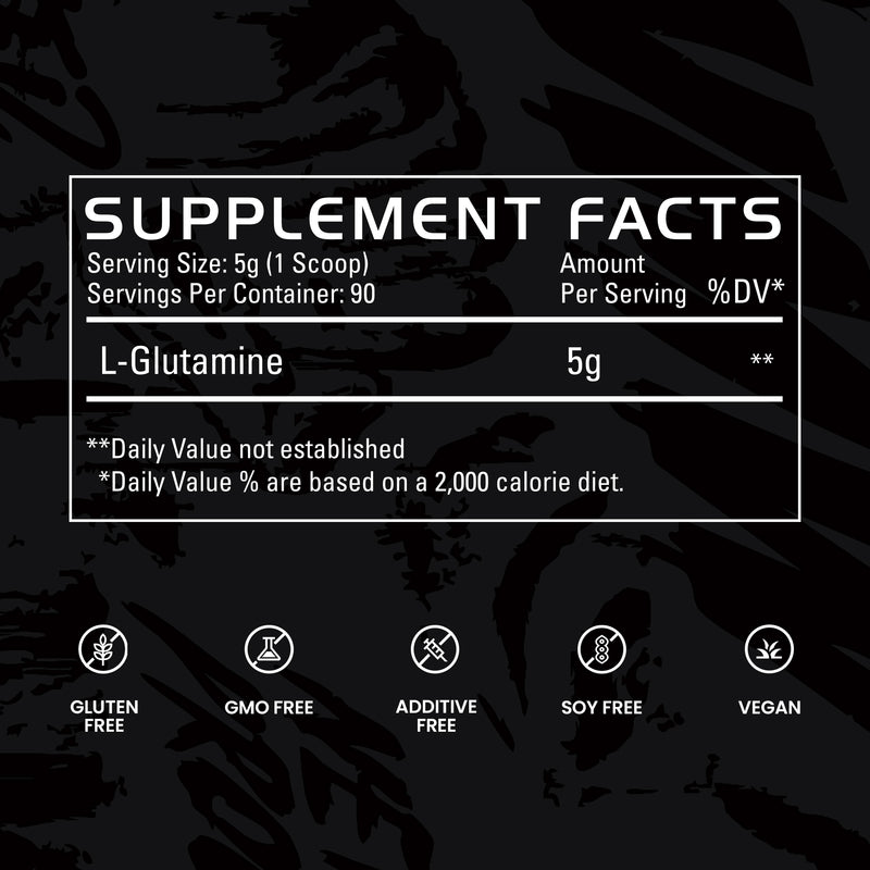 Glutamine Supplement Facts 90 | original 90