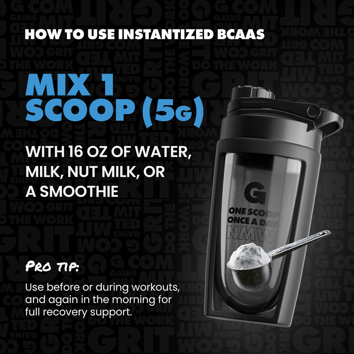 Instantized BCAAs