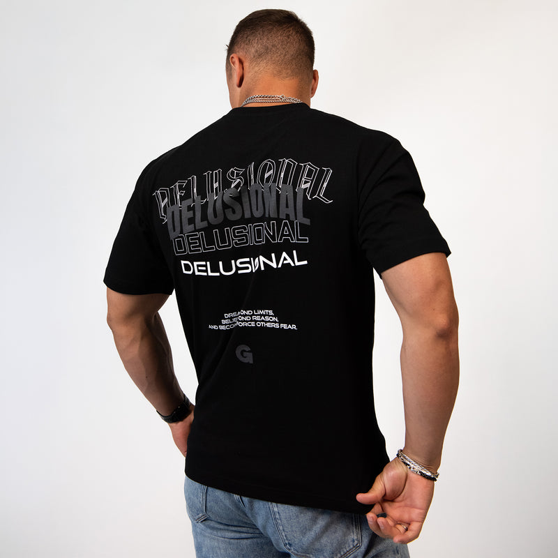 Be Delusional Over Sized Tee