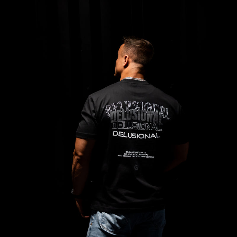 Be Delusional Over Sized Tee