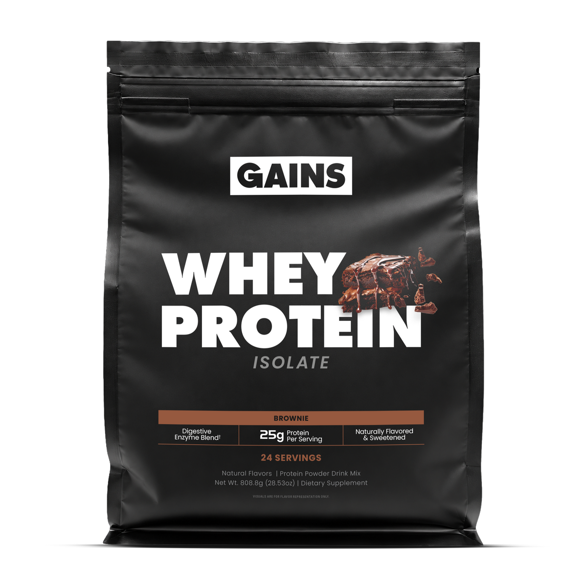 Whey Protein Isolate Bag | 24 Brownie