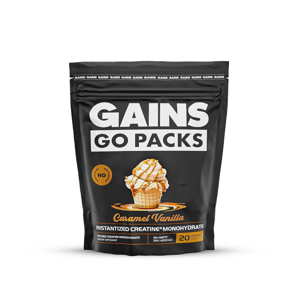 Instantized Creatine® Caramel Vanilla Go Packs