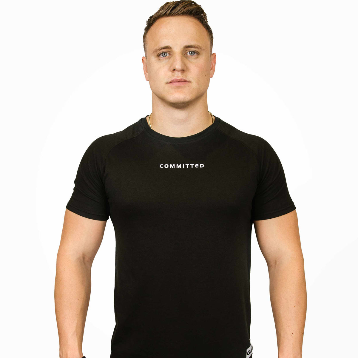 COMMITTED SHIRT | Premium Fitted Scoop Hem