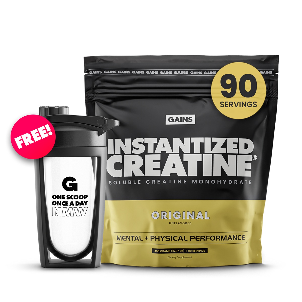 Instantized Creatine - 90 Serving (A)