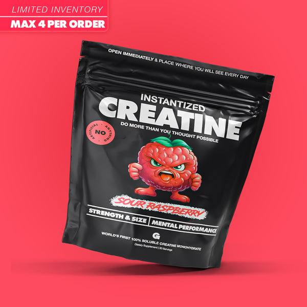 Instantized Creatine - Sour Raspberry – Gains in Bulk