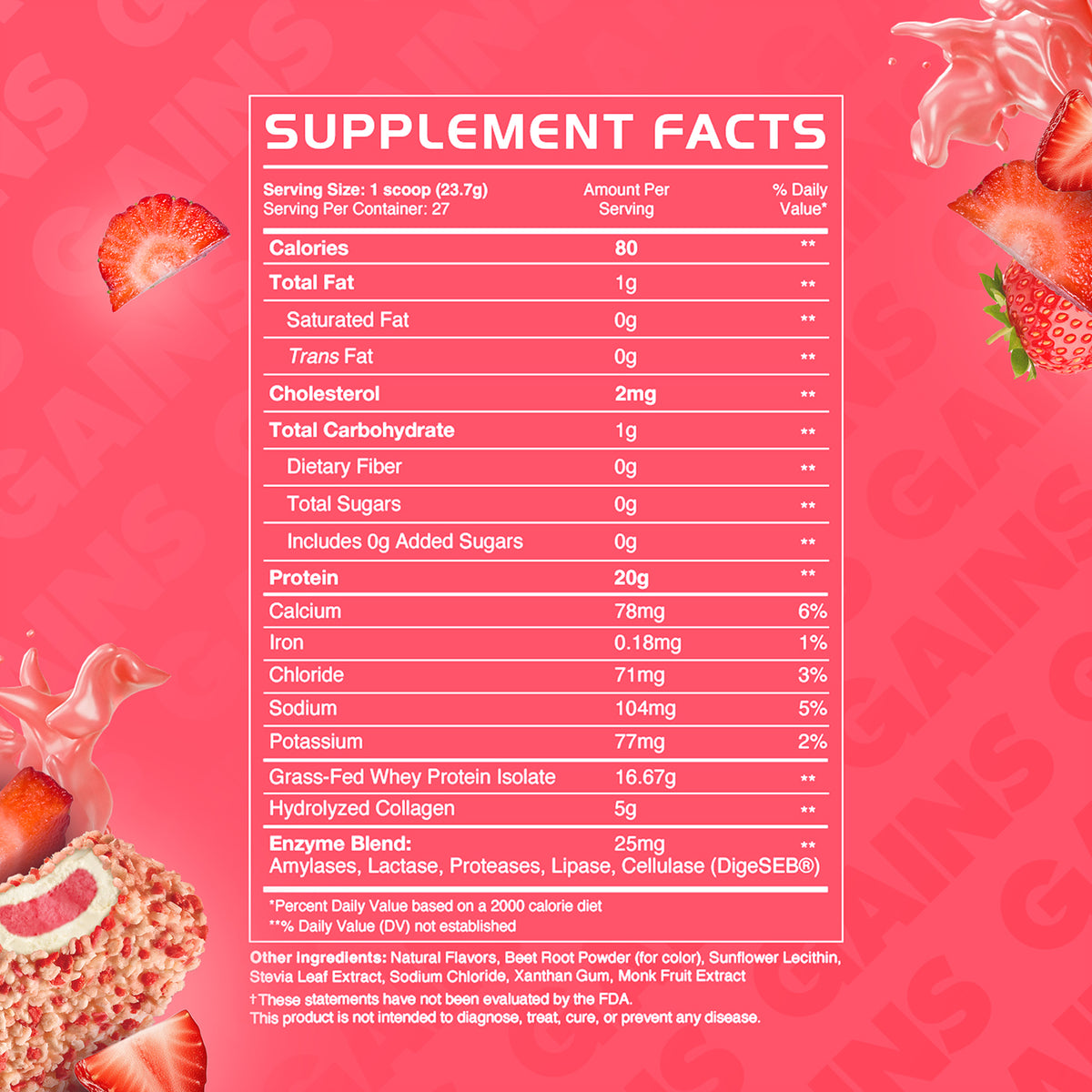 Lean Protein | Strawberry Shortcake