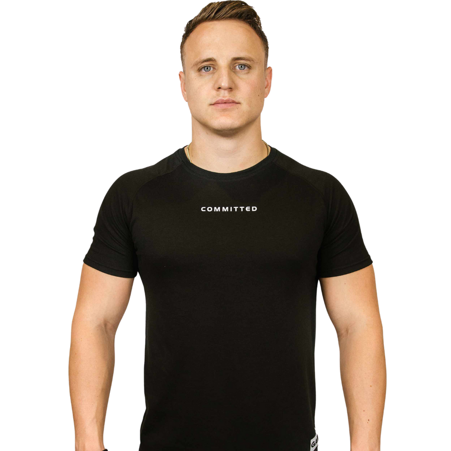 COMMITTED SHIRT | Premium Fitted Scoop Hem