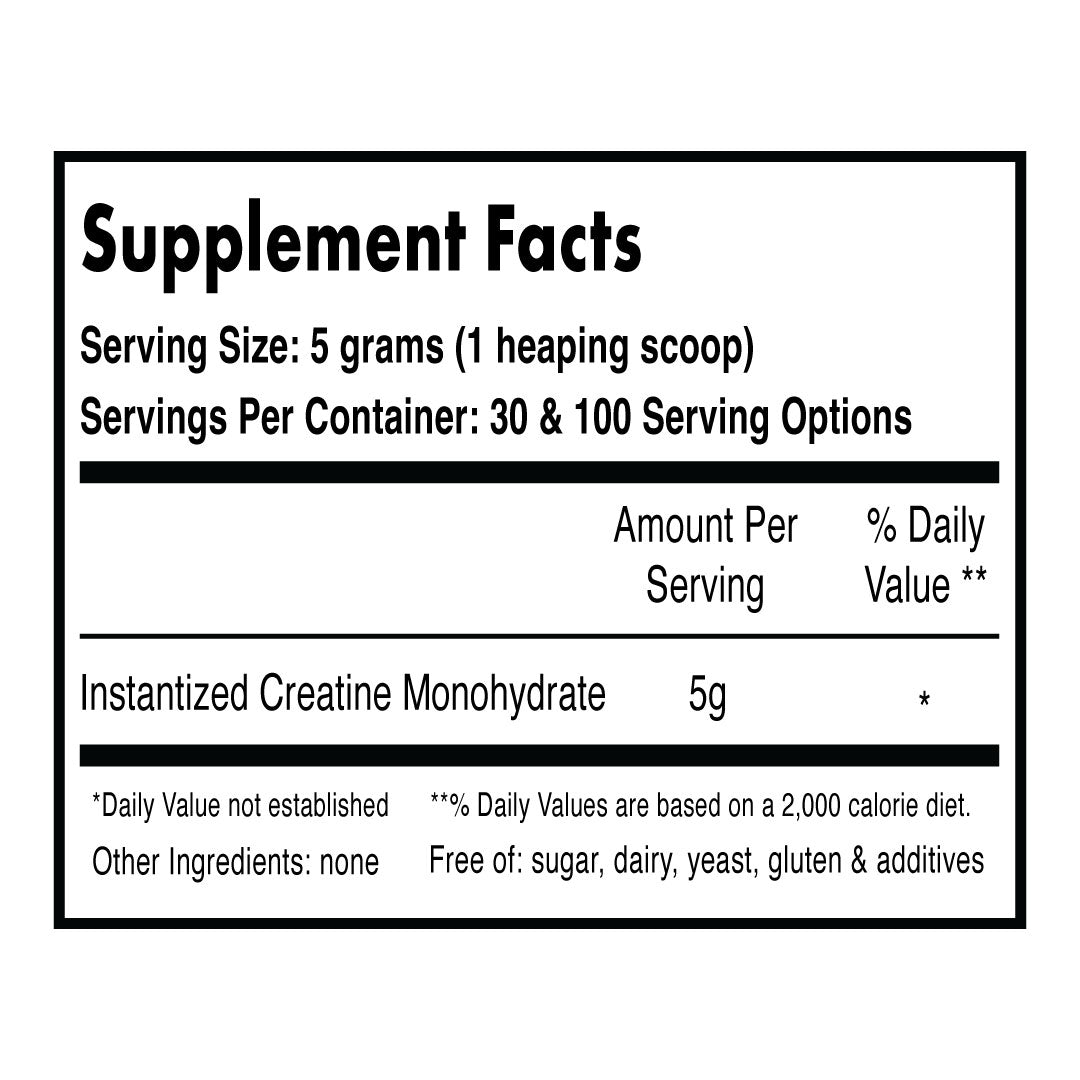Instantized Creatine