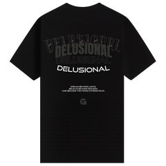 Be Delusional Over Sized Tee