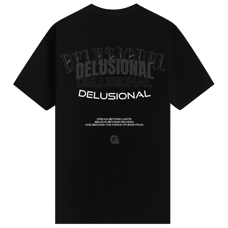 Be Delusional Over Sized Tee
