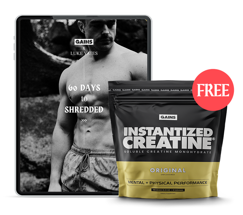 60 Days To Shred Program + FREE Creatine