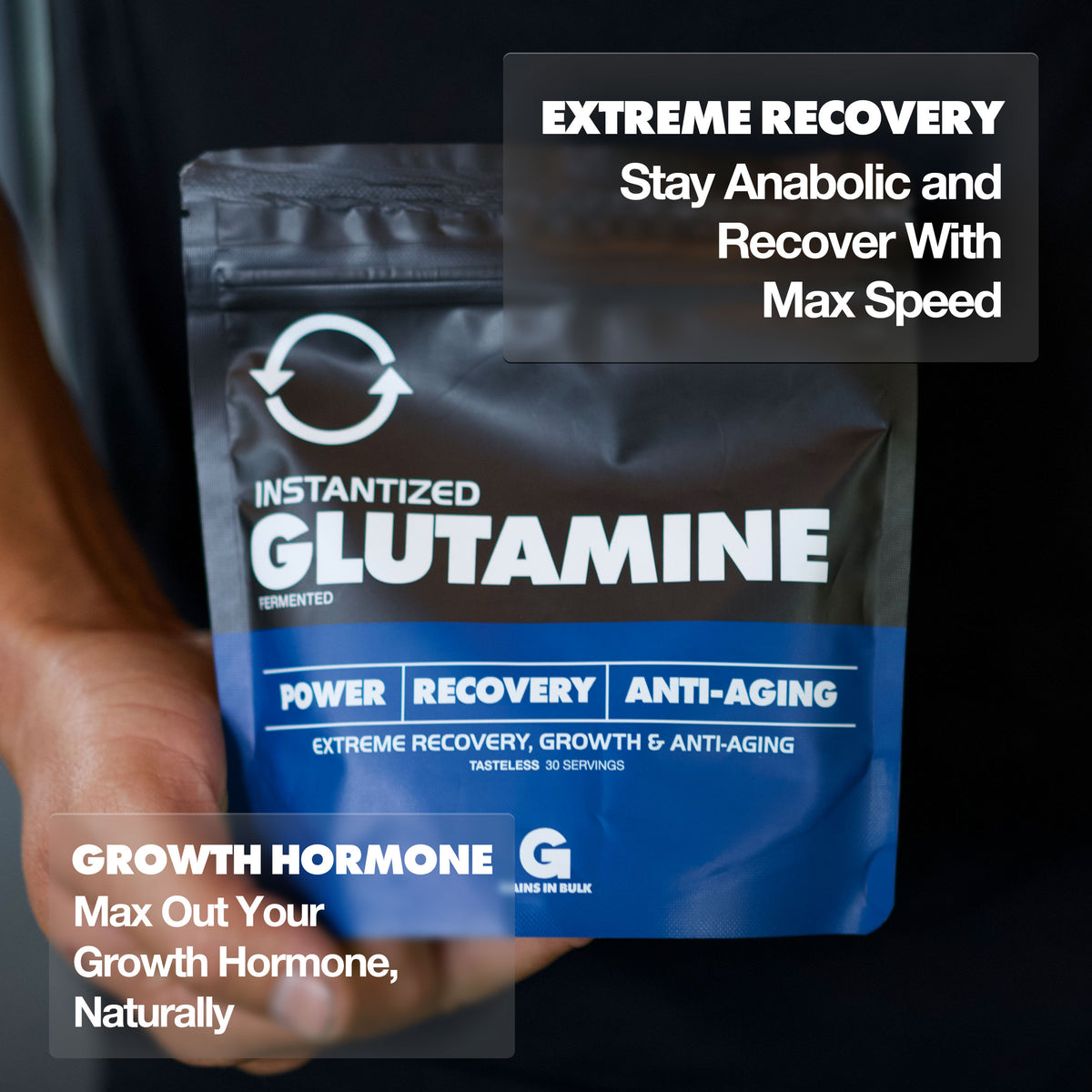 Fermented Glutamine  Gains In Bulk - Bodybuilder Supplements to Build  Muscle, Burn Fat – Gains in Bulk