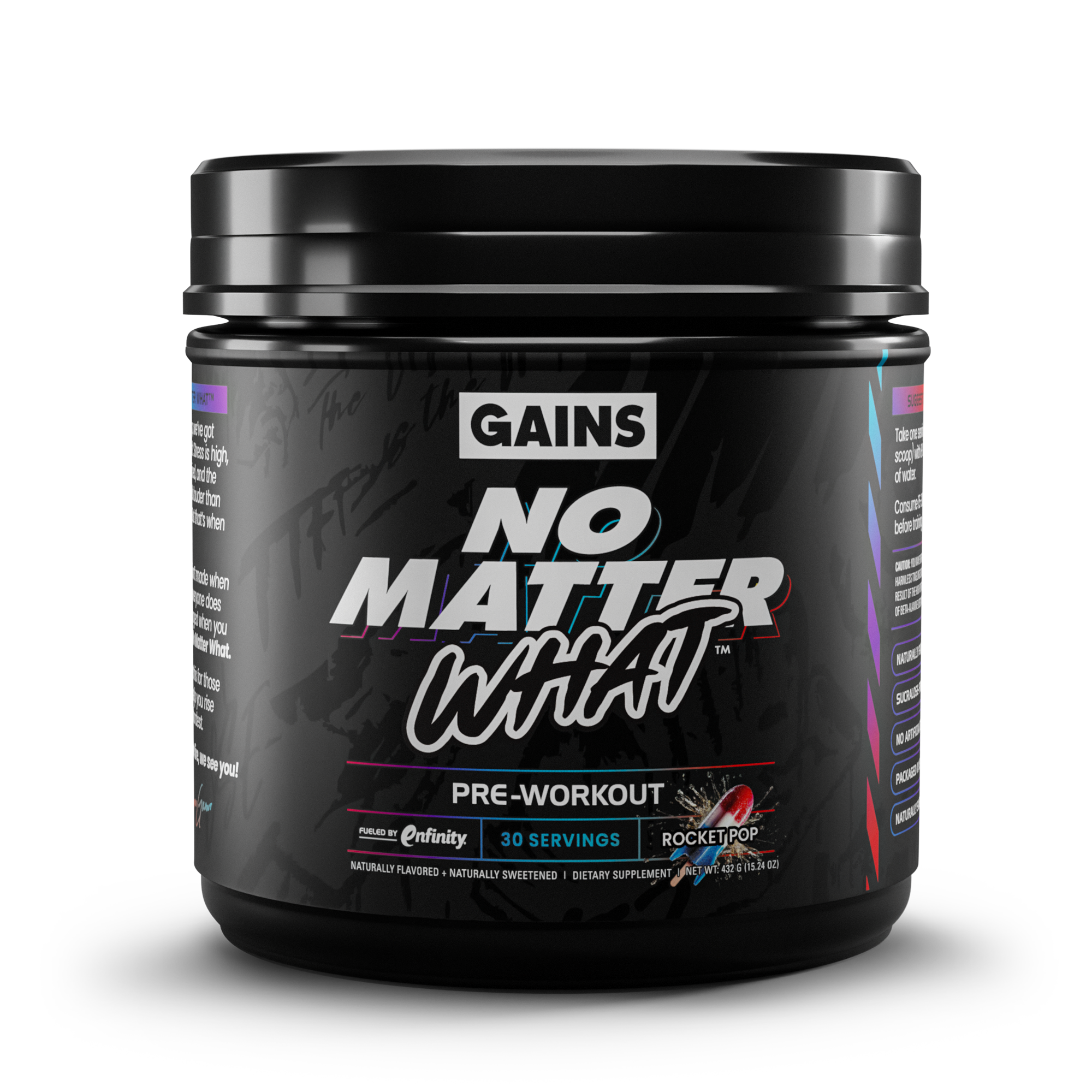 Pre Workout bottle | rocket pop