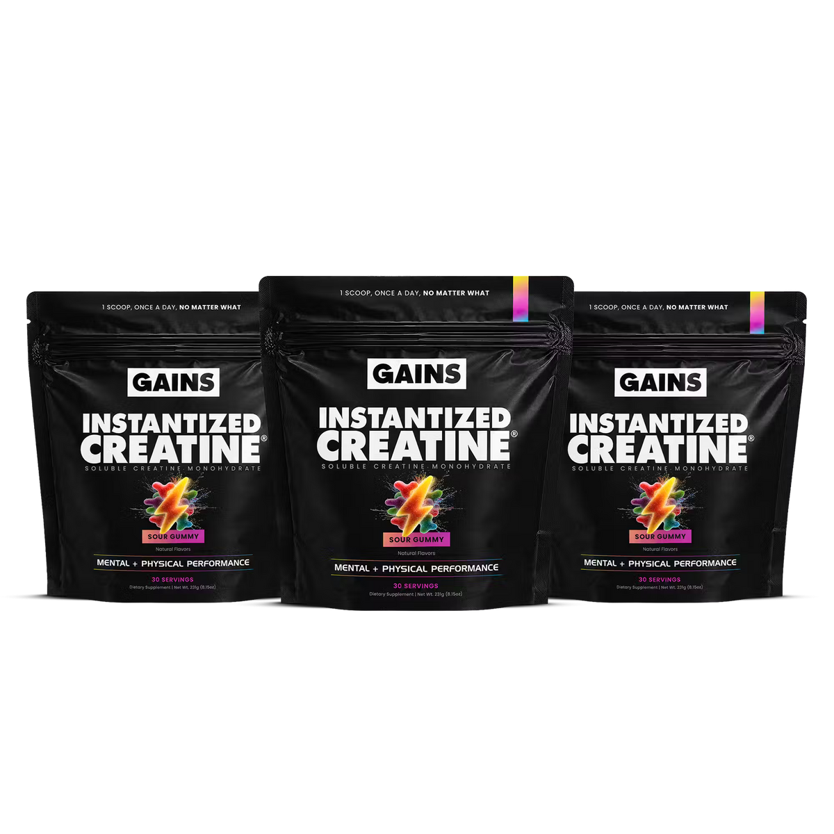 instantized creatine | sour gummy 90