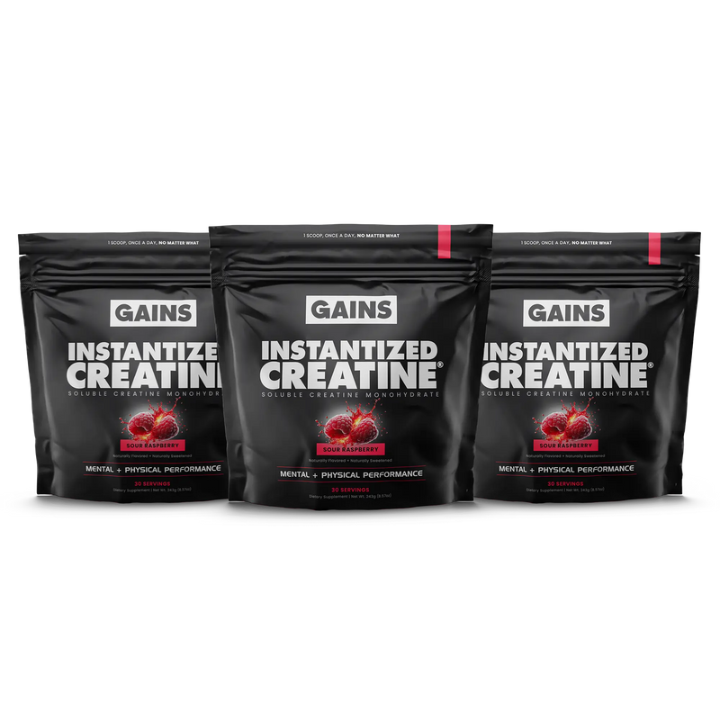 instantized creatine bag | sour raspberry 90